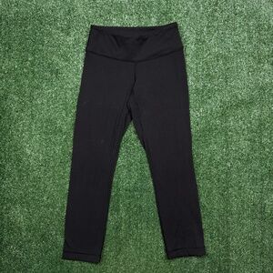Lululemon Pants Women's 2 Black Lightweight Running Work Out Performance Capri